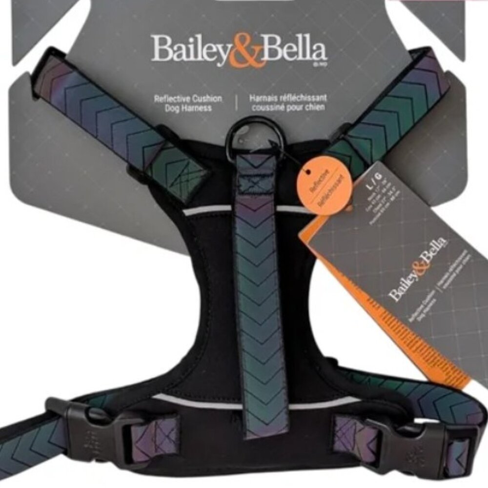 🐾 Bailey & Bella Reflective Cushion Dog Harness